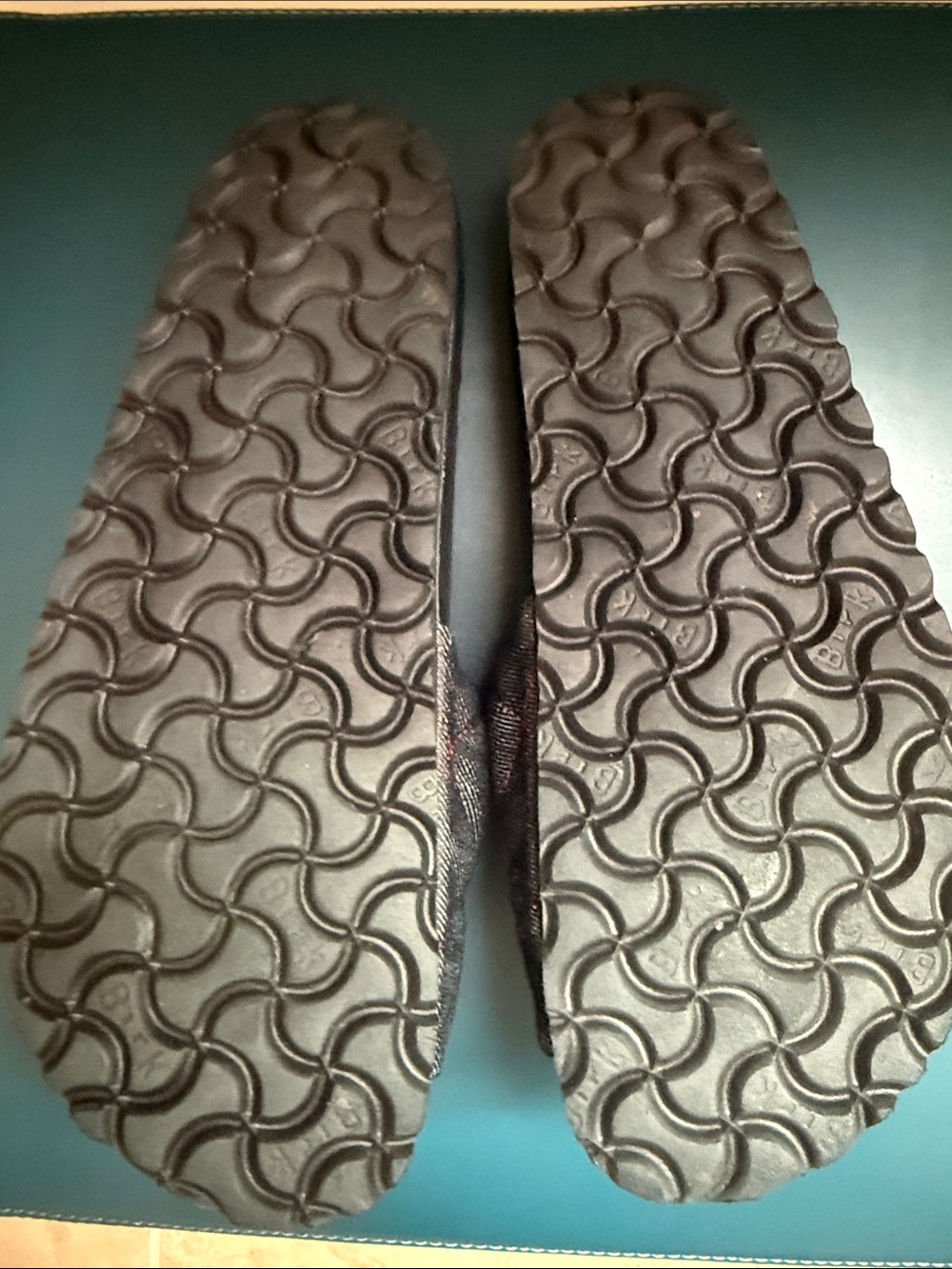Birkenstock Sylt 1774 Sandals Quilted Denim w/Contrast Stitching Sz 8-8.5US 39EU - Picture 8 of 8